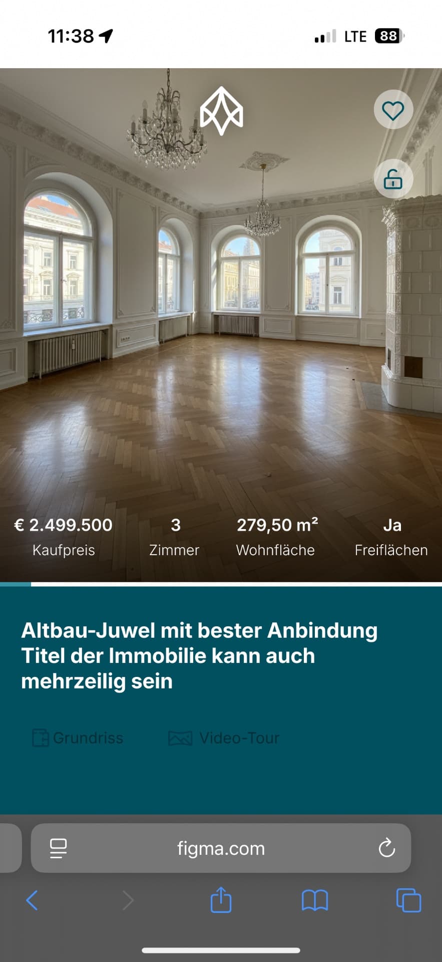 Nebengebäude mit renovierungsbedürftigem Bestand in 1070 Wien